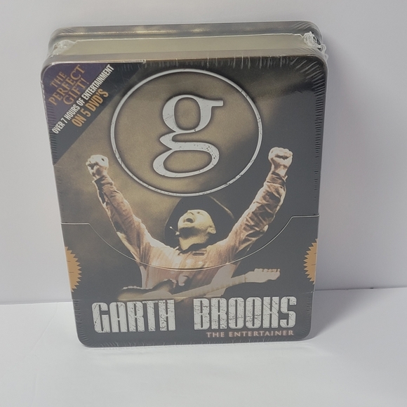 Garth Brooks The Entertainer 5 DVD Set‎ Complete New Sealed Tin - Picture 1 of 6
